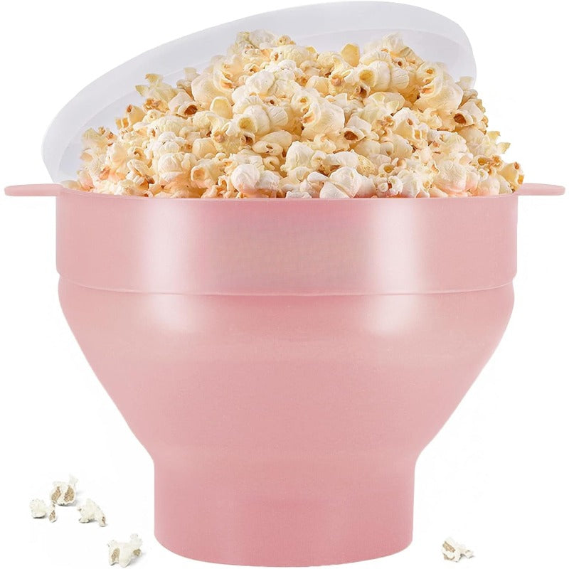 Collapsible Silicone Microwave Popcorn Popper