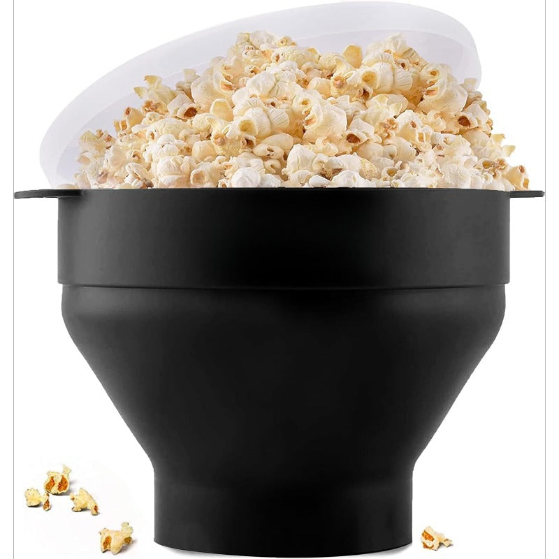 Collapsible Silicone Microwave Popcorn Popper