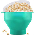 Collapsible Silicone Microwave Popcorn Popper
