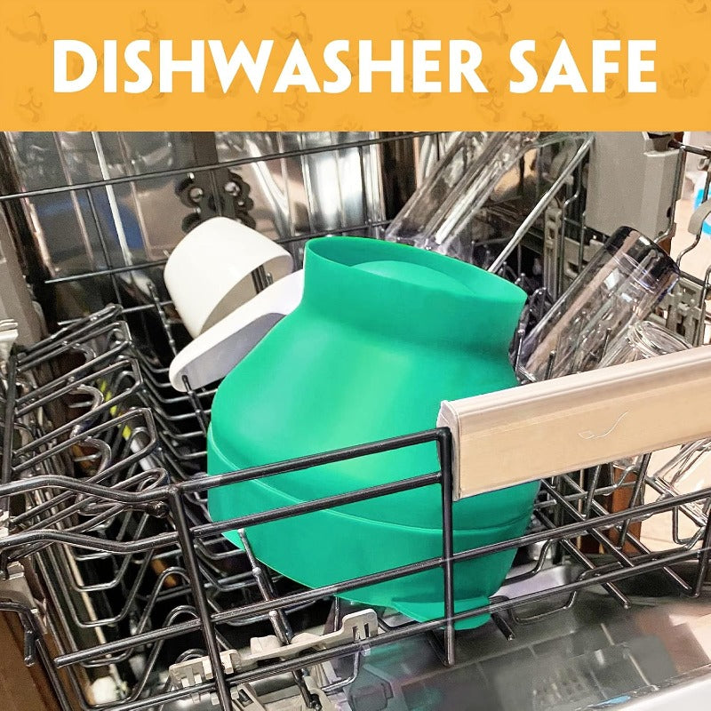 Collapsible Silicone Microwave Popcorn Popper