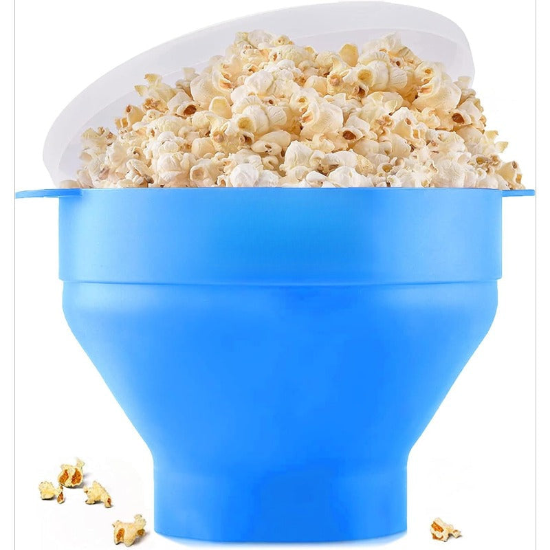 Collapsible Silicone Microwave Popcorn Popper