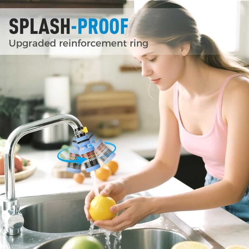 Multi-Stage Faucet Water Purifier – 6-Layer Tap Filter with Easy Install