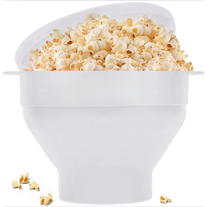 Collapsible Silicone Microwave Popcorn Popper