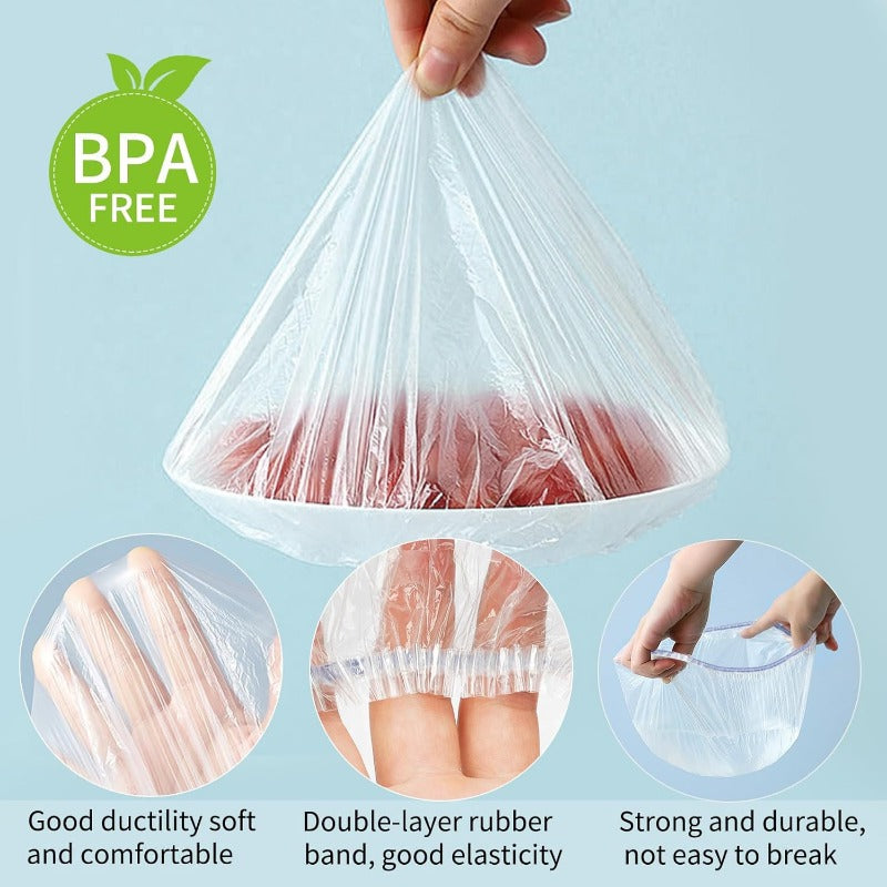 Woyuosn Fresh Keeping Bags – Elastic Plastic Bowl Covers