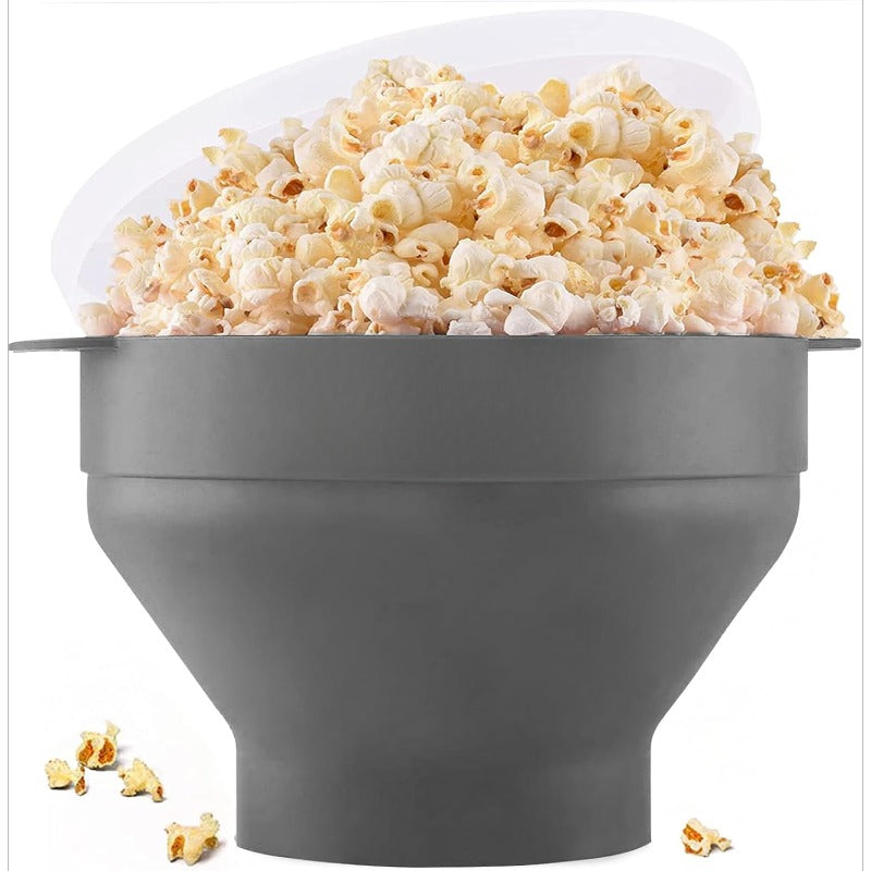 Collapsible Silicone Microwave Popcorn Popper
